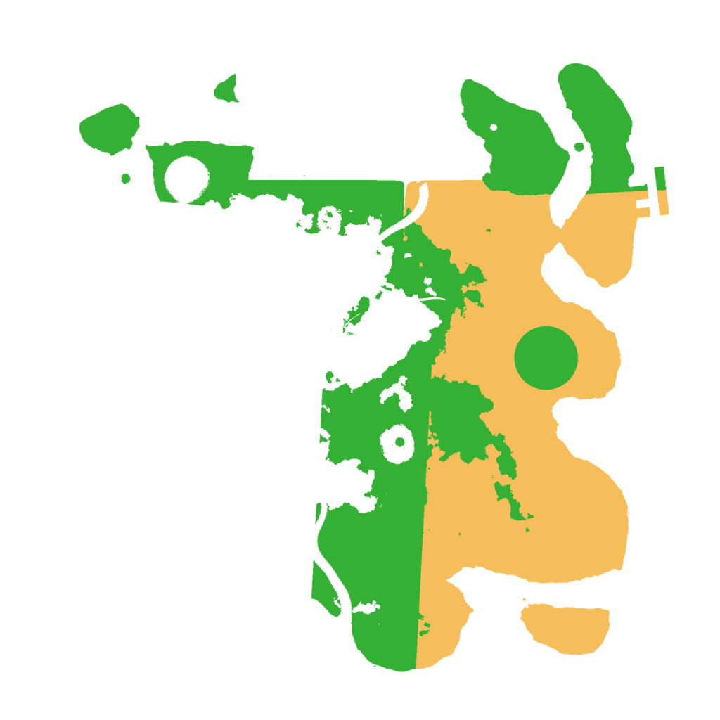 Biome Rust Map: Procedural Map, Size: 3000, Seed: 200207