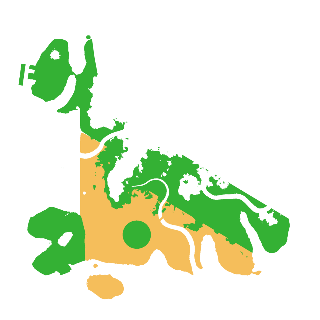 Biome Rust Map: Procedural Map, Size: 3000, Seed: 874356