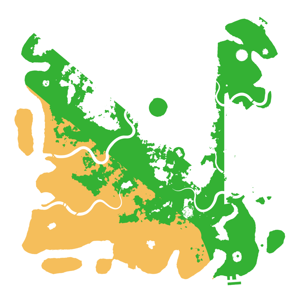Biome Rust Map: Procedural Map, Size: 4500, Seed: 300937604