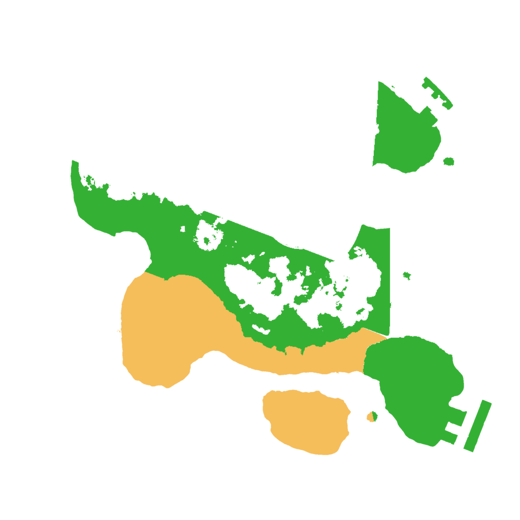 Biome Rust Map: Procedural Map, Size: 2000, Seed: 936349661