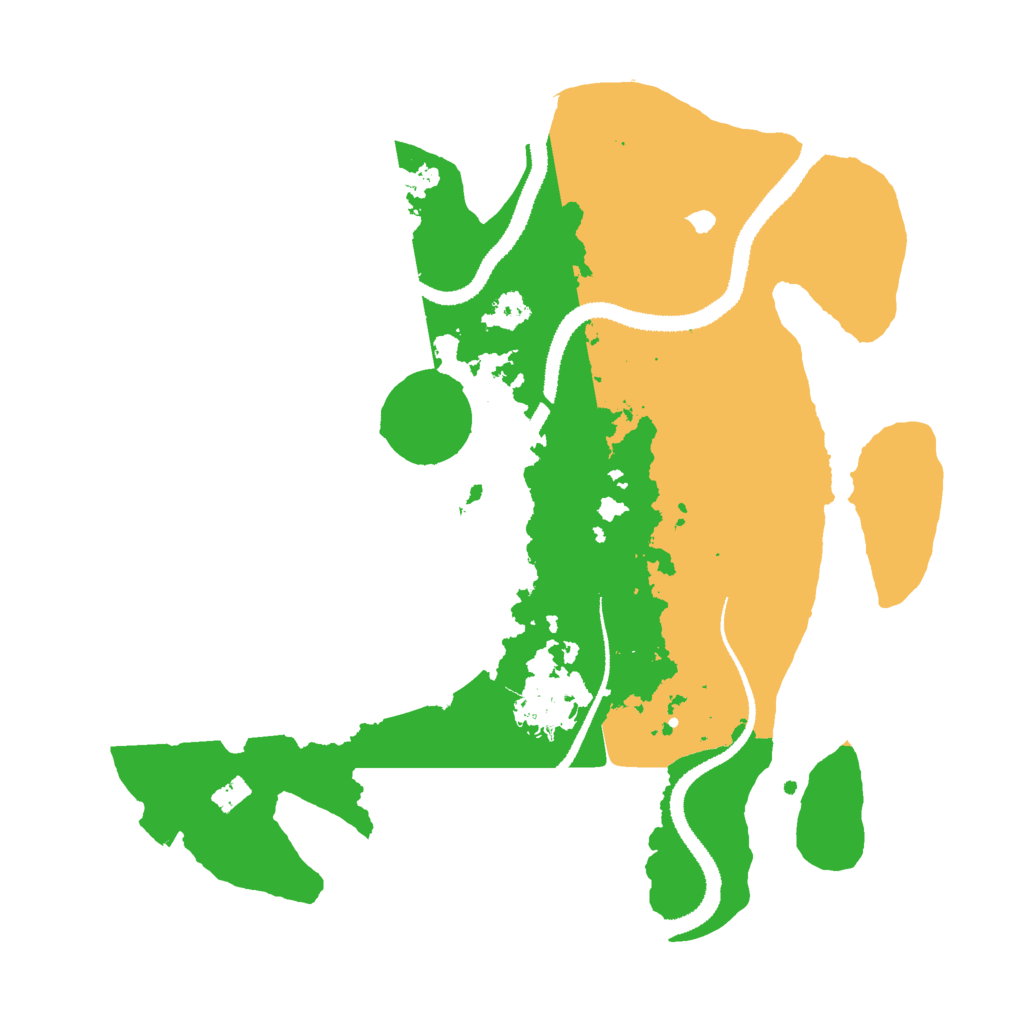 Biome Rust Map: Procedural Map, Size: 3000, Seed: 5363