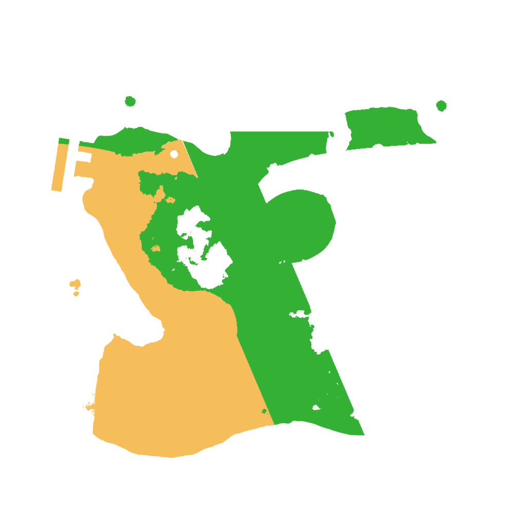 Biome Rust Map: Procedural Map, Size: 2000, Seed: 234567