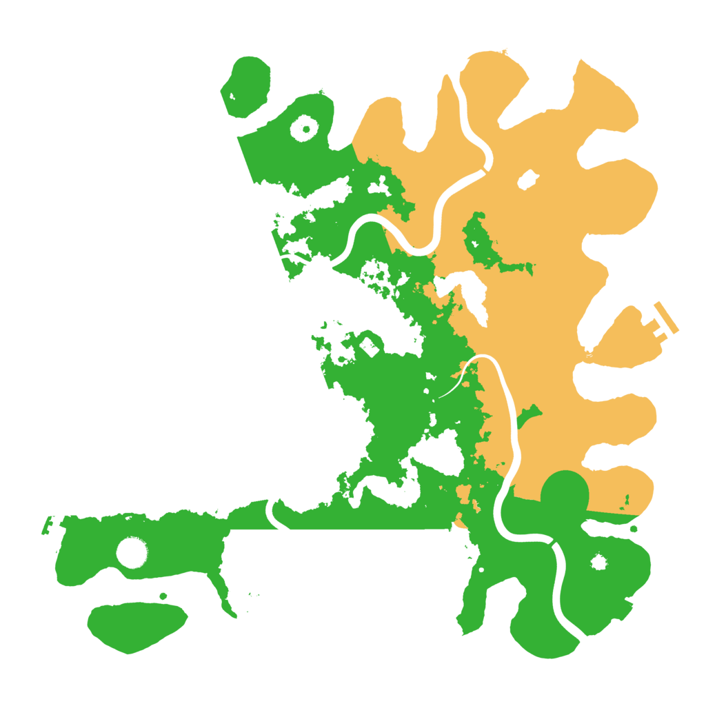 Biome Rust Map: Procedural Map, Size: 4000, Seed: 84845688