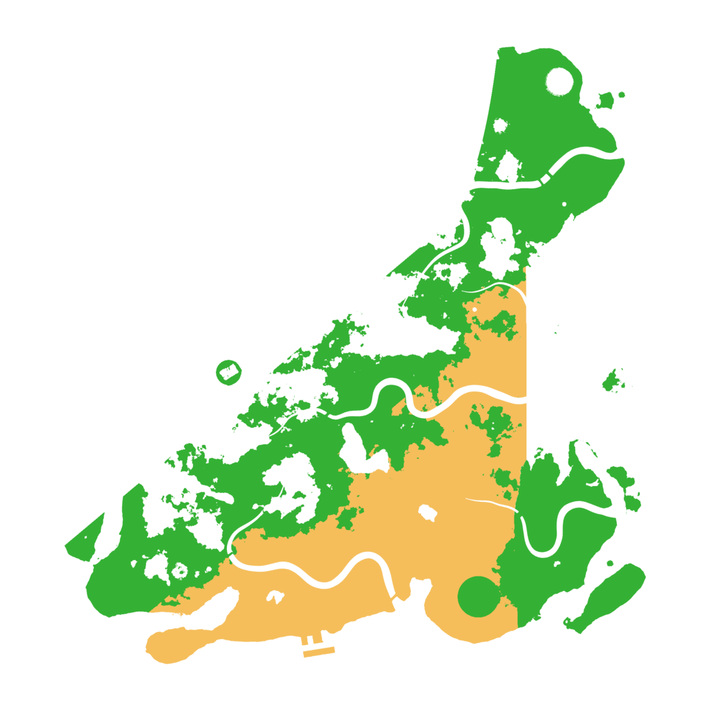 Biome Rust Map: Procedural Map, Size: 4500, Seed: 606681057