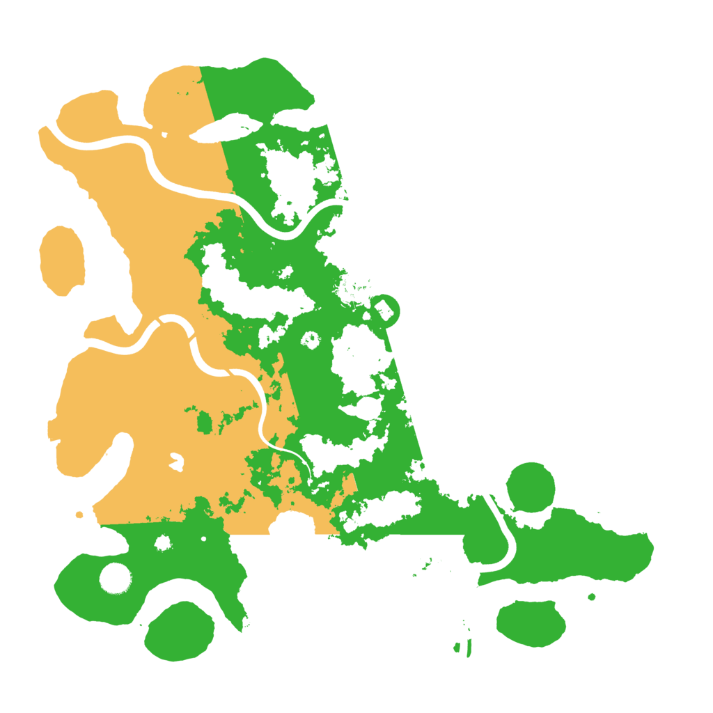 Biome Rust Map: Procedural Map, Size: 4000, Seed: 85858