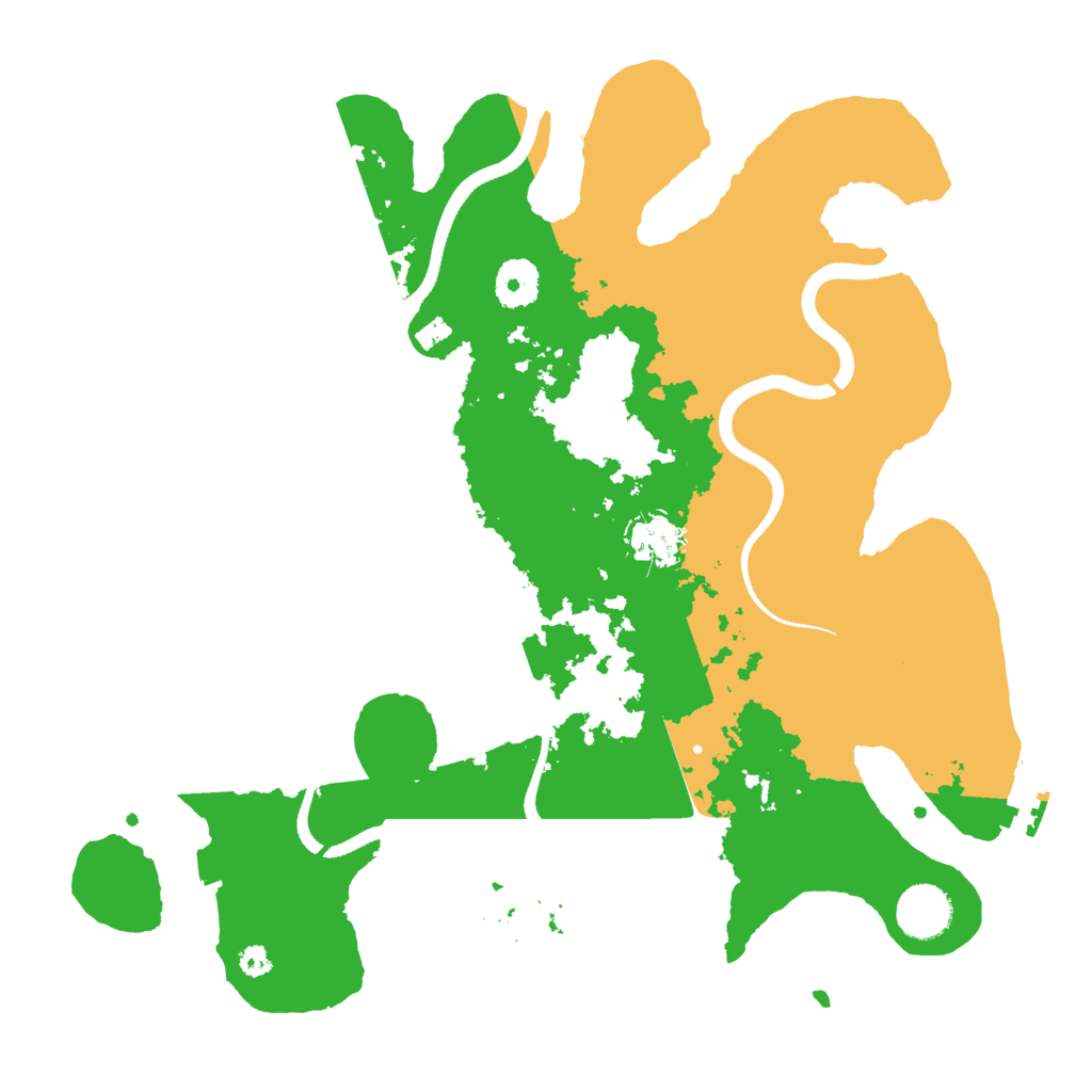 Biome Rust Map: Procedural Map, Size: 3500, Seed: 9920764