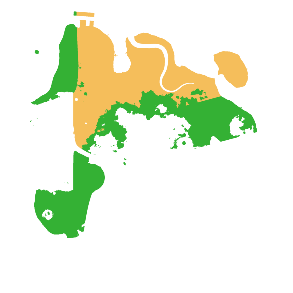 Biome Rust Map: Procedural Map, Size: 2850, Seed: 1641923843