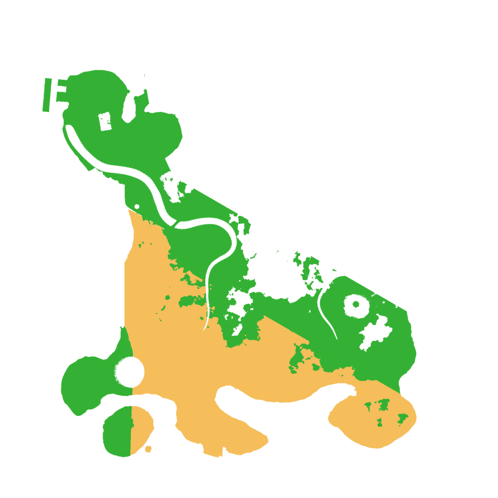 Biome Rust Map: Procedural Map, Size: 3000, Seed: 6948915