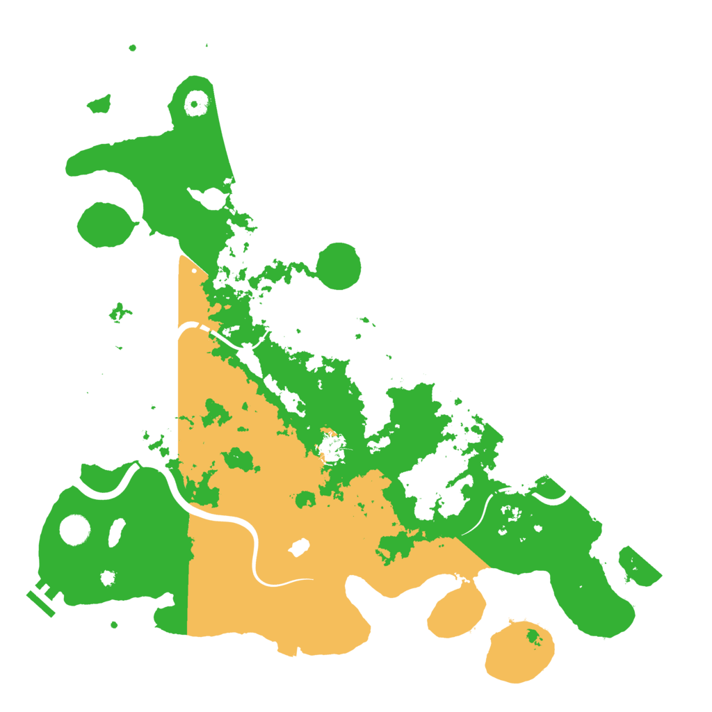 Biome Rust Map: Procedural Map, Size: 4250, Seed: 110887