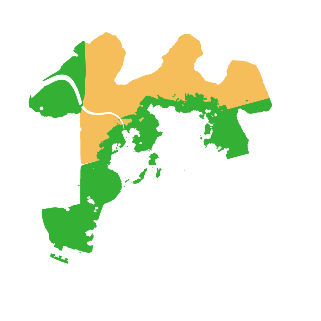 Biome Rust Map: Procedural Map, Size: 2550, Seed: 1641923843