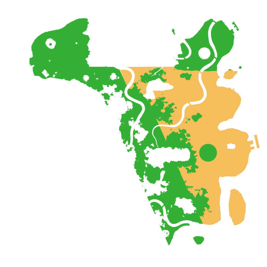 Biome Rust Map: Procedural Map, Size: 4000, Seed: 959628257