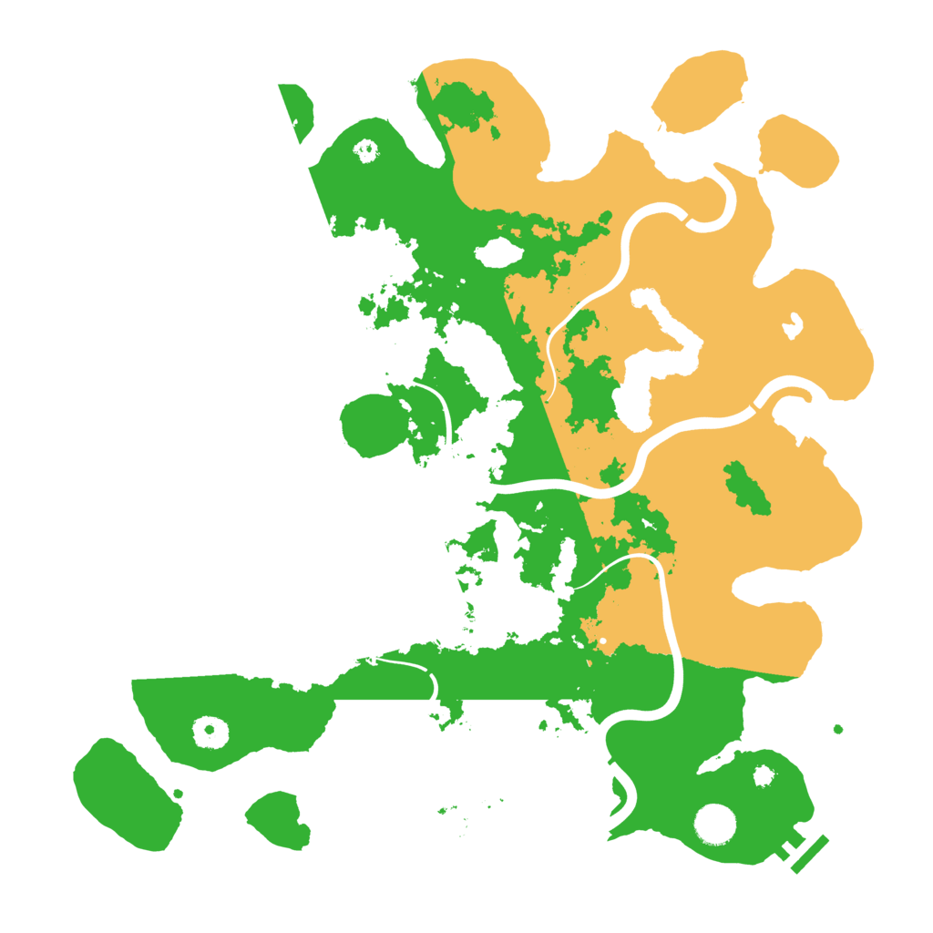 Biome Rust Map: Procedural Map, Size: 4000, Seed: 1701309556