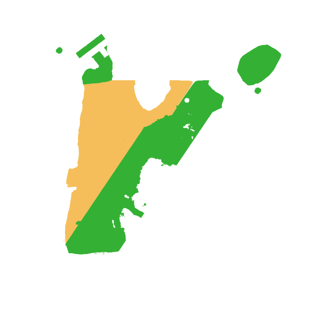 Biome Rust Map: Procedural Map, Size: 2000, Seed: 107839530