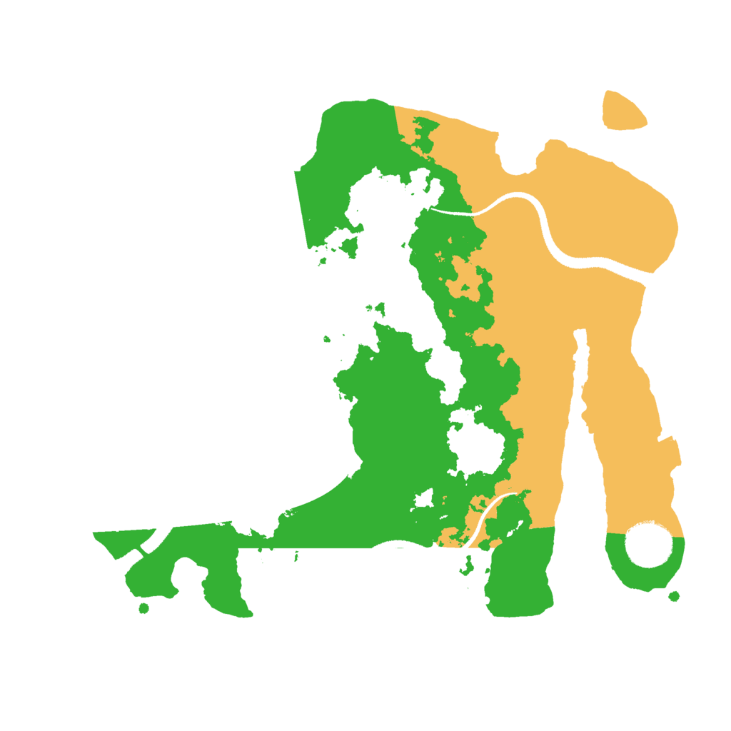 Biome Rust Map: Procedural Map, Size: 2800, Seed: 1582749470
