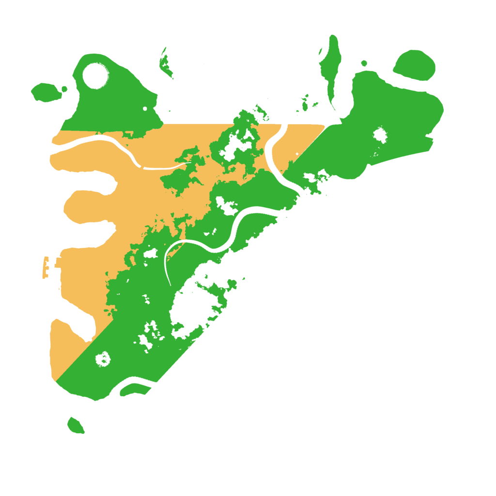 Biome Rust Map: Procedural Map, Size: 3400, Seed: 10698