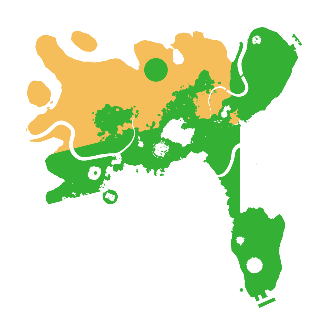 Biome Rust Map: Procedural Map, Size: 3600, Seed: 789351