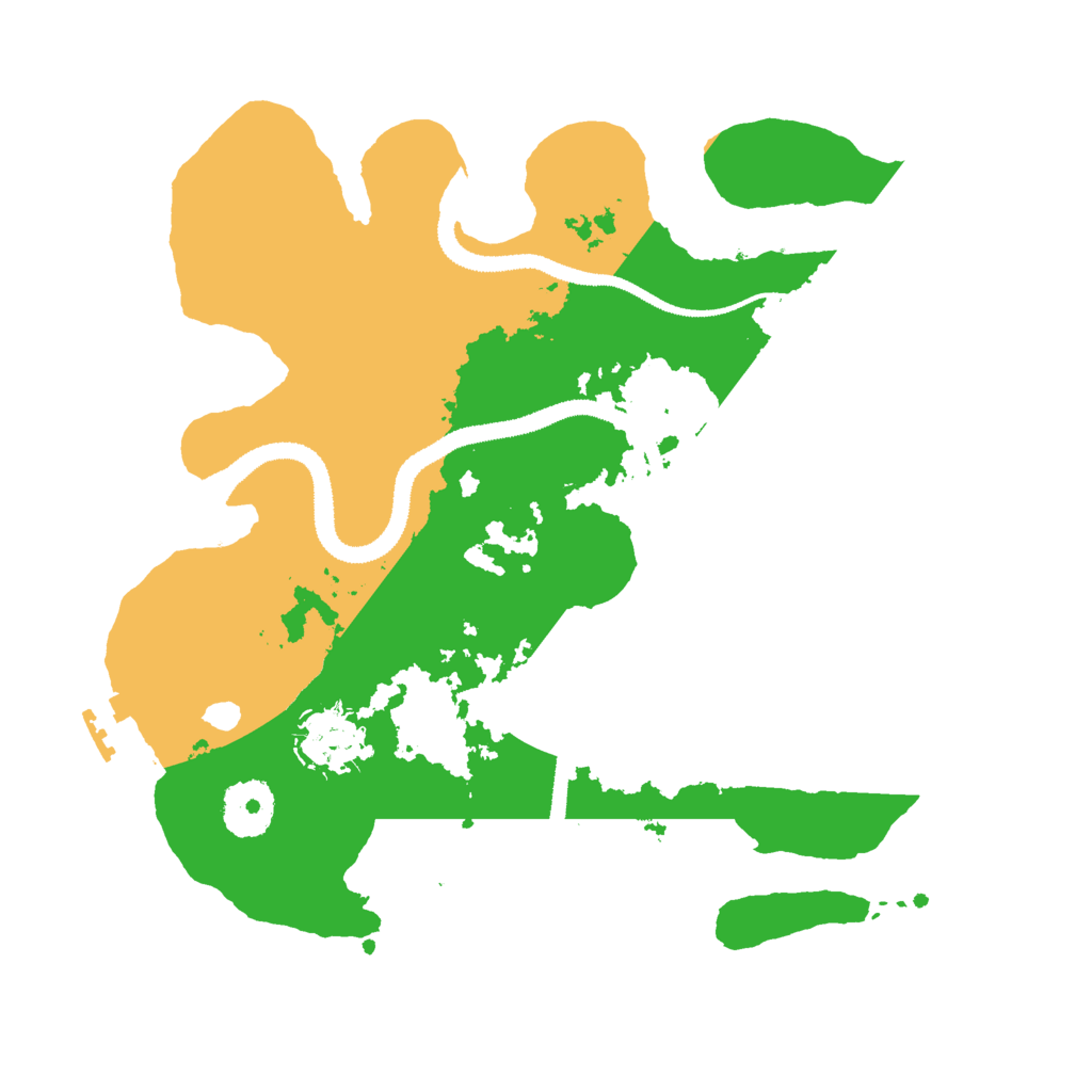 Biome Rust Map: Procedural Map, Size: 3000, Seed: 91020