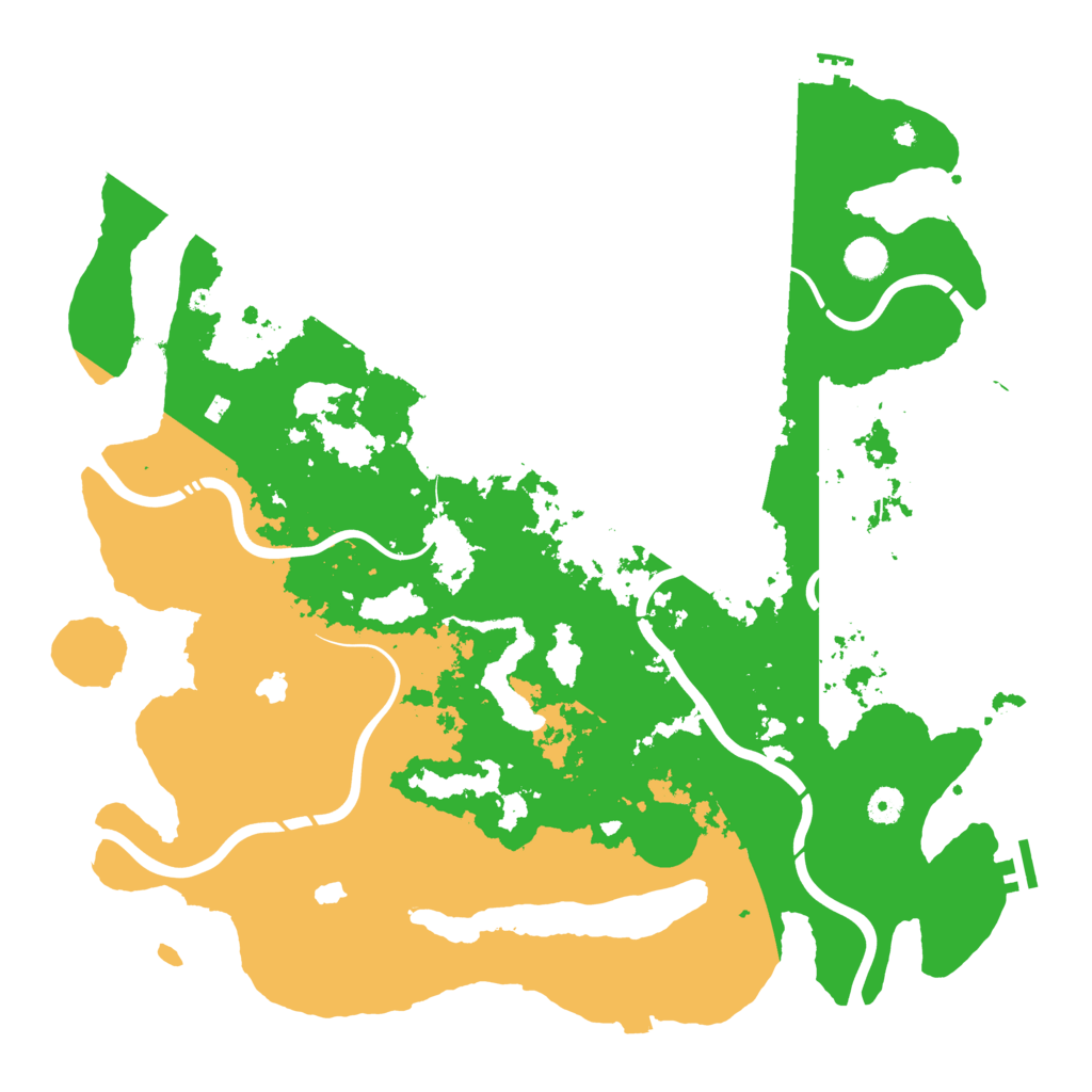 Biome Rust Map: Procedural Map, Size: 4500, Seed: 1493416002