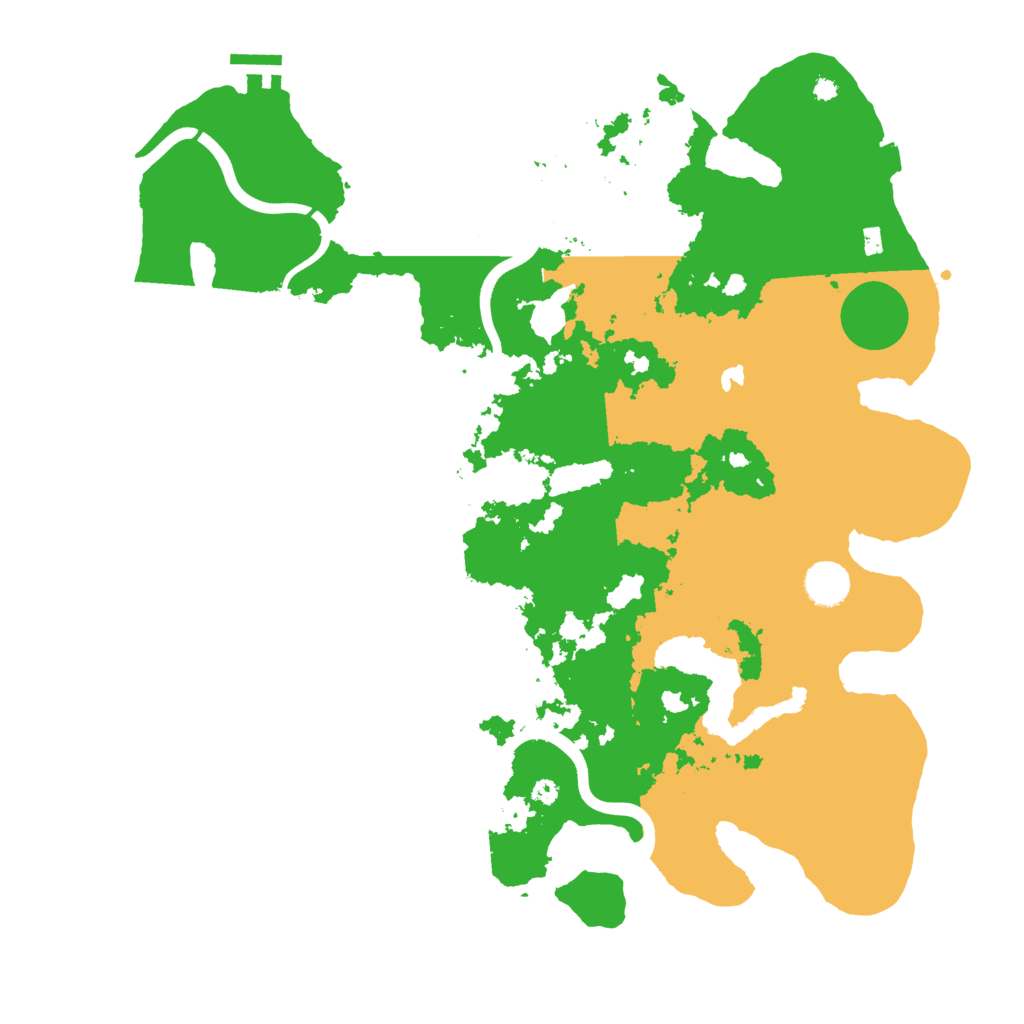 Biome Rust Map: Procedural Map, Size: 4000, Seed: 1055