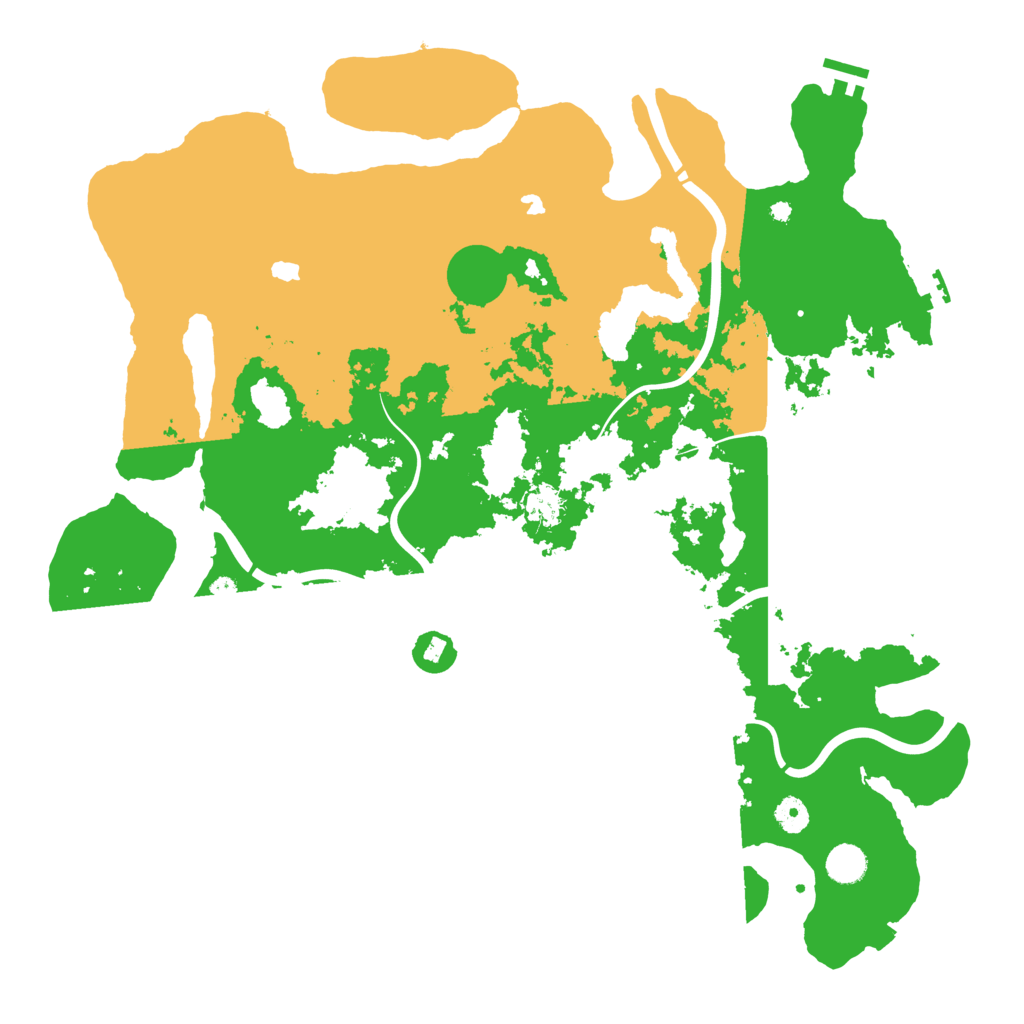 Biome Rust Map: Procedural Map, Size: 4500, Seed: 583153823