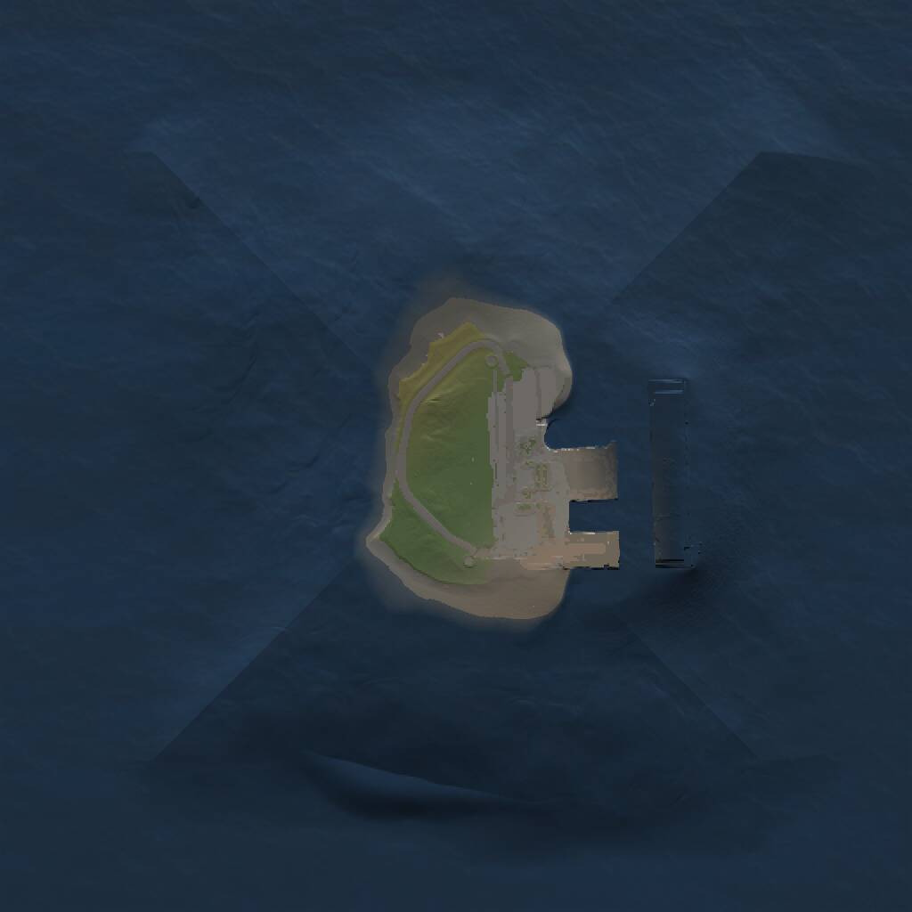 Rust Map: Procedural Map, Size: 1000, Seed: 896121129, 2 Monuments