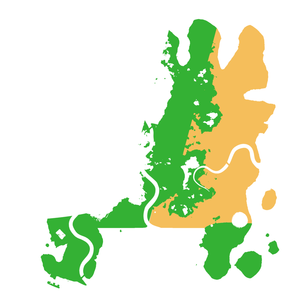 Biome Rust Map: Procedural Map, Size: 3500, Seed: 1339