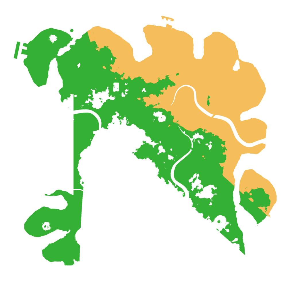 Biome Rust Map: Procedural Map, Size: 3496, Seed: 2012322573