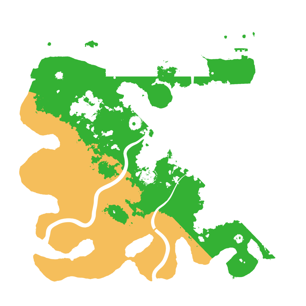Biome Rust Map: Procedural Map, Size: 3500, Seed: 808095917