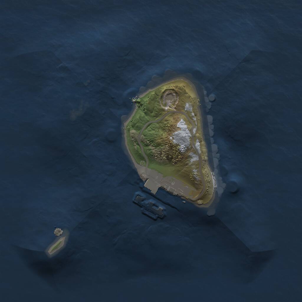 Rust Map: Procedural Map, Size: 1500, Seed: 84729410, 2 Monuments