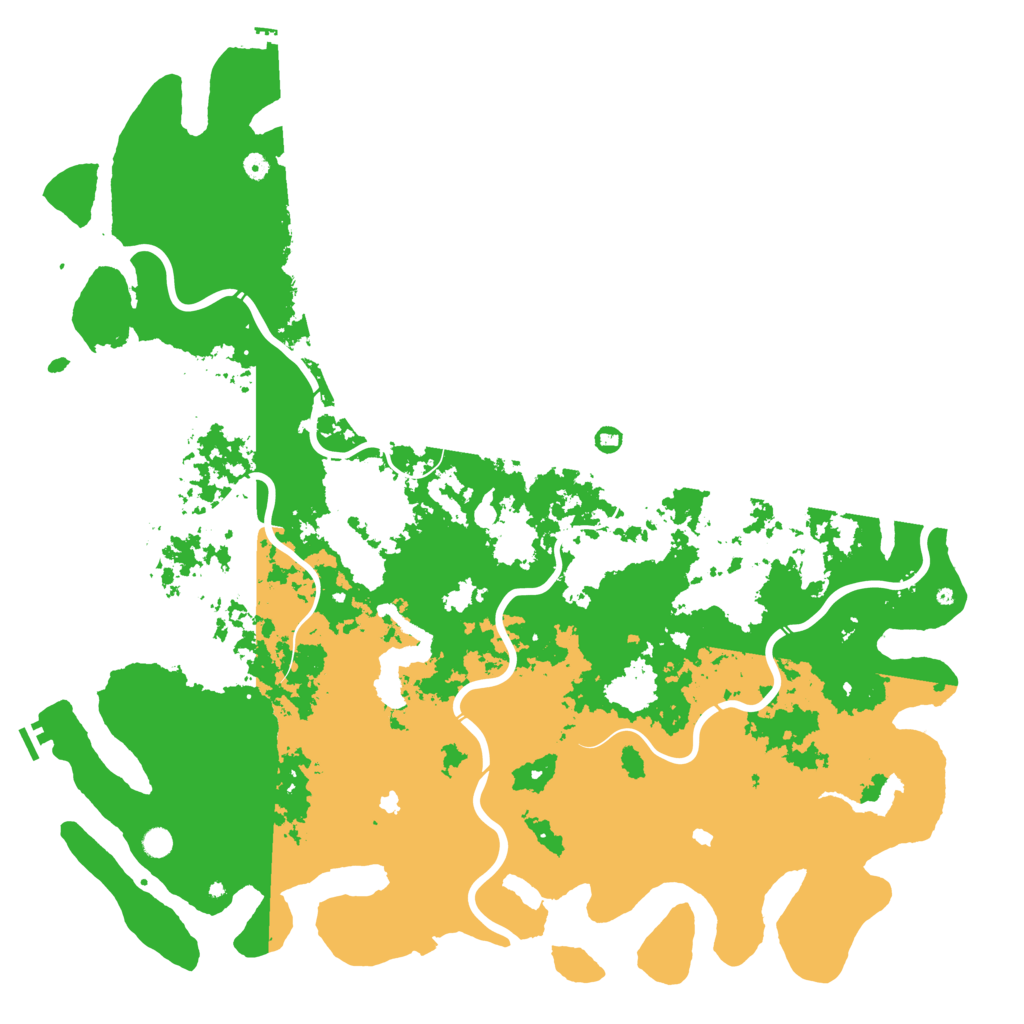 Biome Rust Map: Procedural Map, Size: 6000, Seed: 1509338745