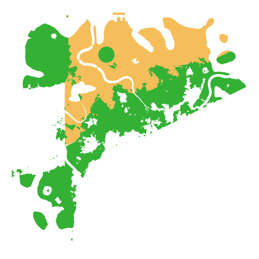 Biome Rust Map: Procedural Map, Size: 4250, Seed: 55989322
