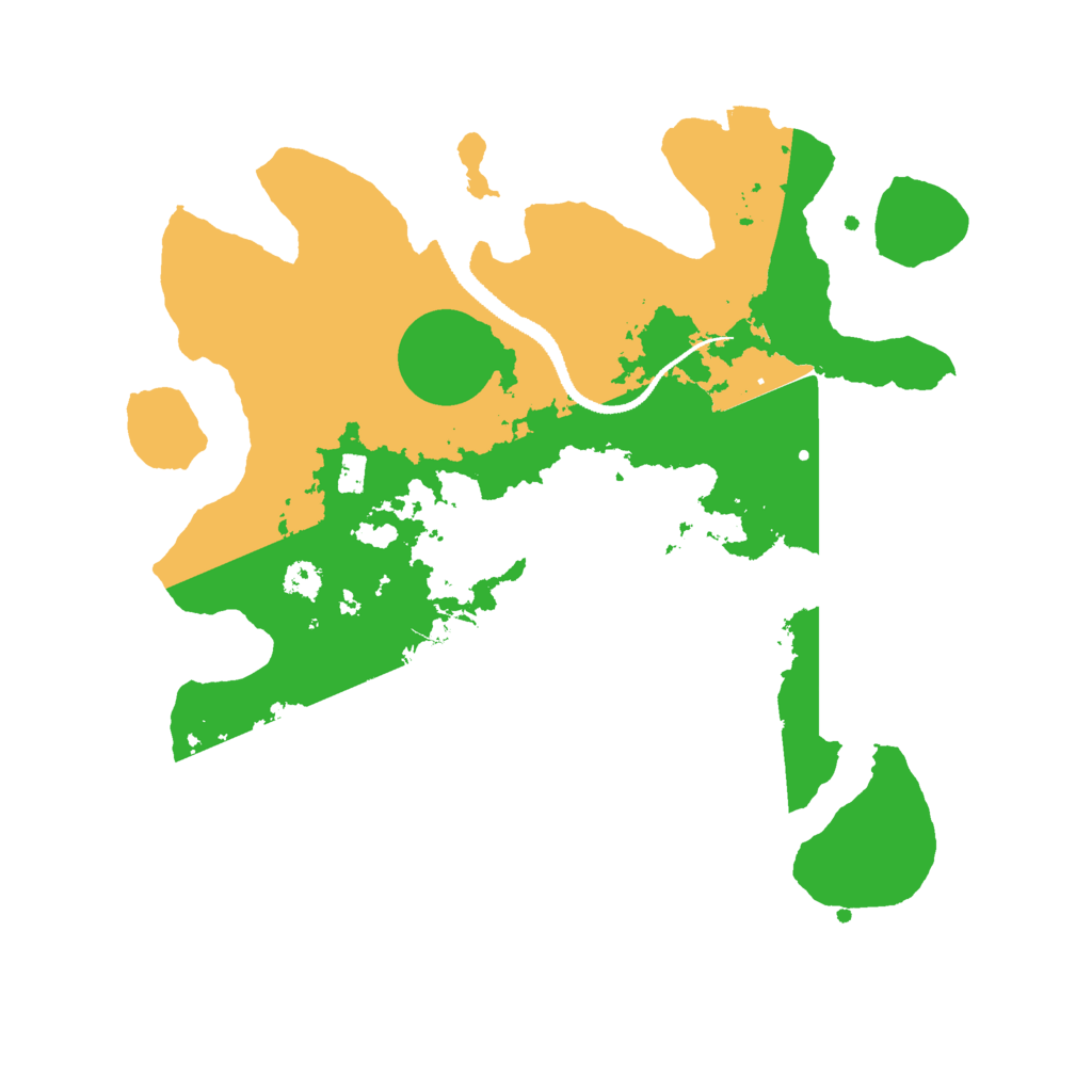 Biome Rust Map: Procedural Map, Size: 3000, Seed: 65878