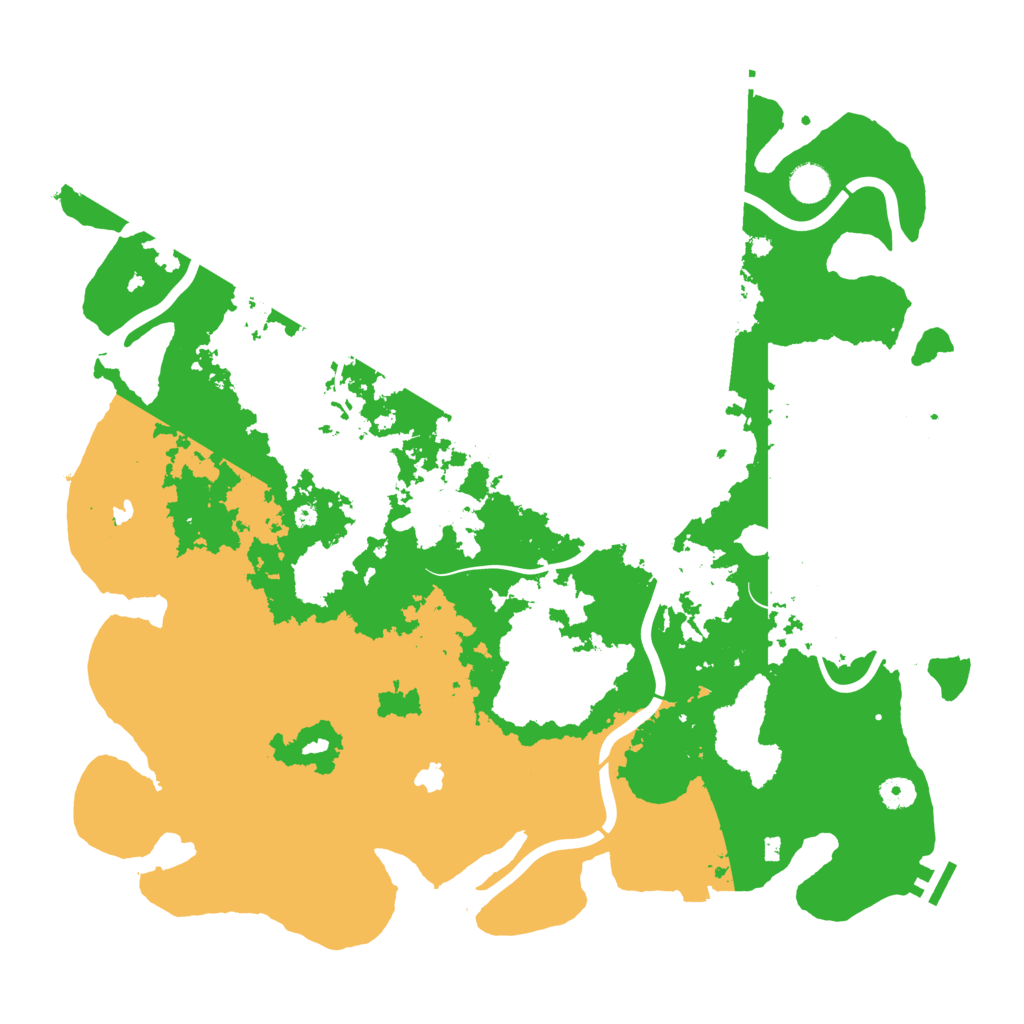 Biome Rust Map: Procedural Map, Size: 4500, Seed: 647351591