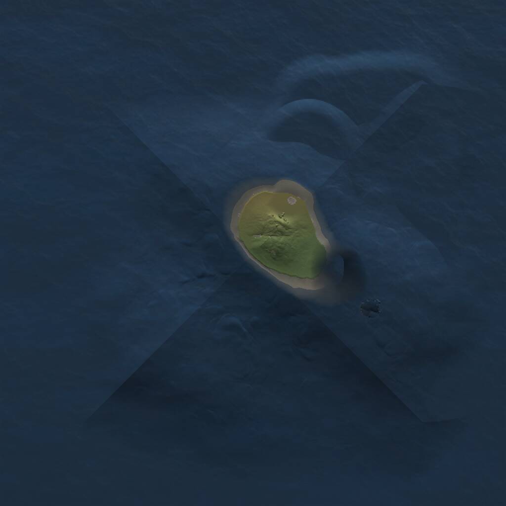 Rust Map: Procedural Map, Size: 1000, Seed: 210128213, 1 Monuments