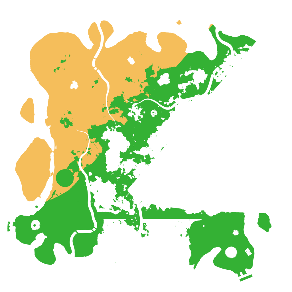 Biome Rust Map: Procedural Map, Size: 4500, Seed: 26052000