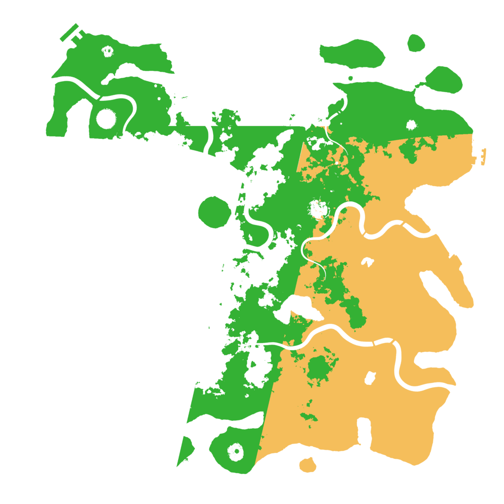 Biome Rust Map: Procedural Map, Size: 4500, Seed: 19092001