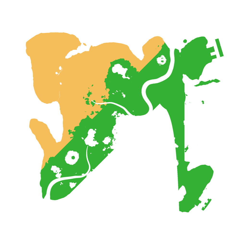 Biome Rust Map: Procedural Map, Size: 2700, Seed: 1150375996