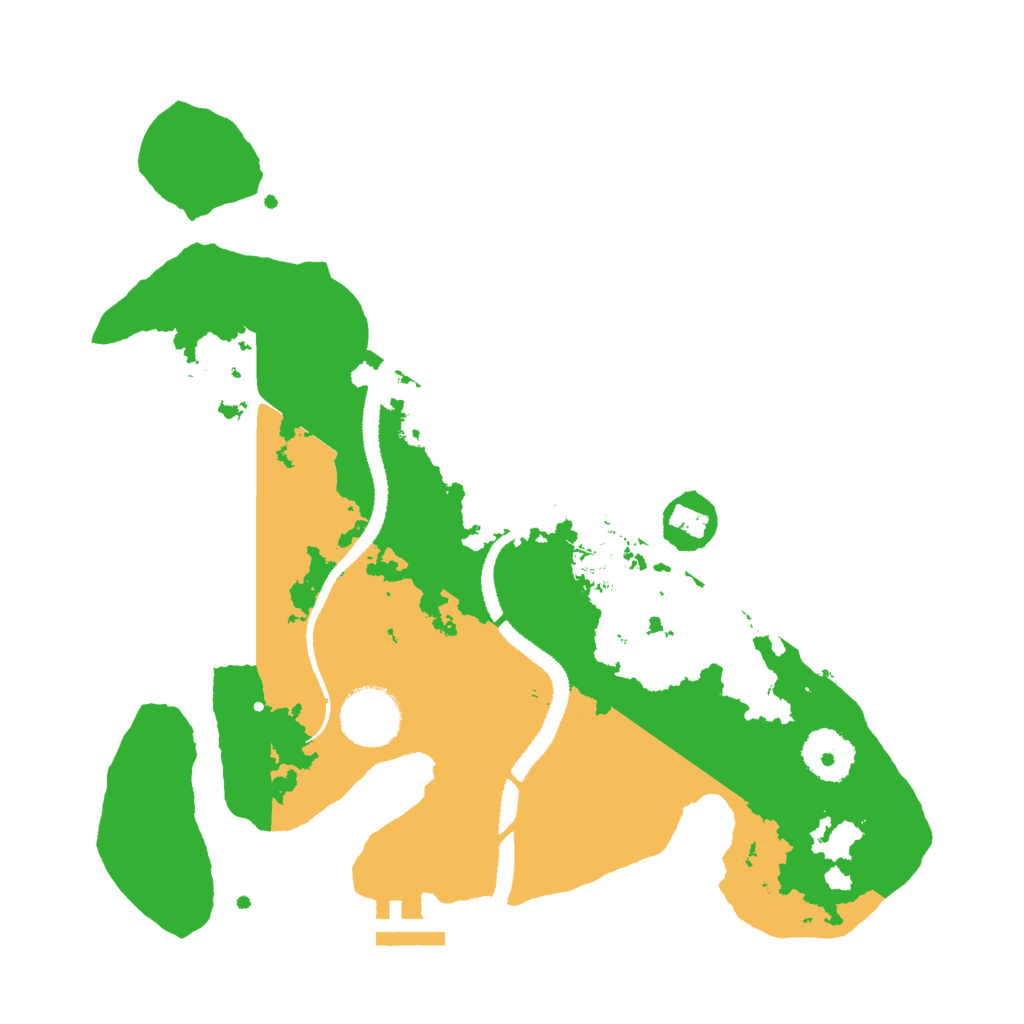Biome Rust Map: Procedural Map, Size: 3000, Seed: 1566448578