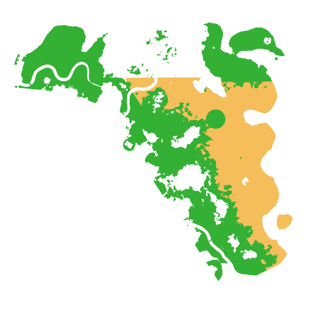 Biome Rust Map: Procedural Map, Size: 4250, Seed: 490385517