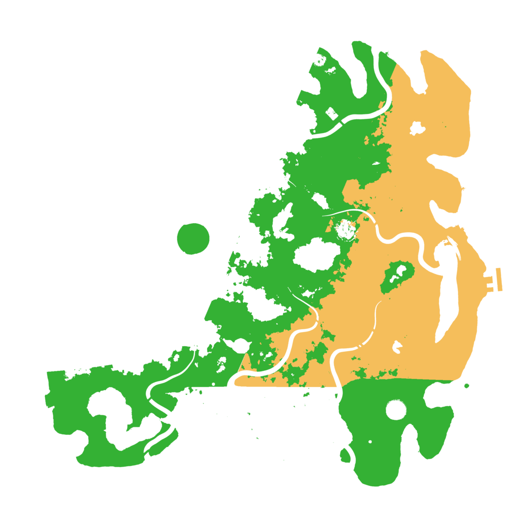 Biome Rust Map: Procedural Map, Size: 4500, Seed: 660056888