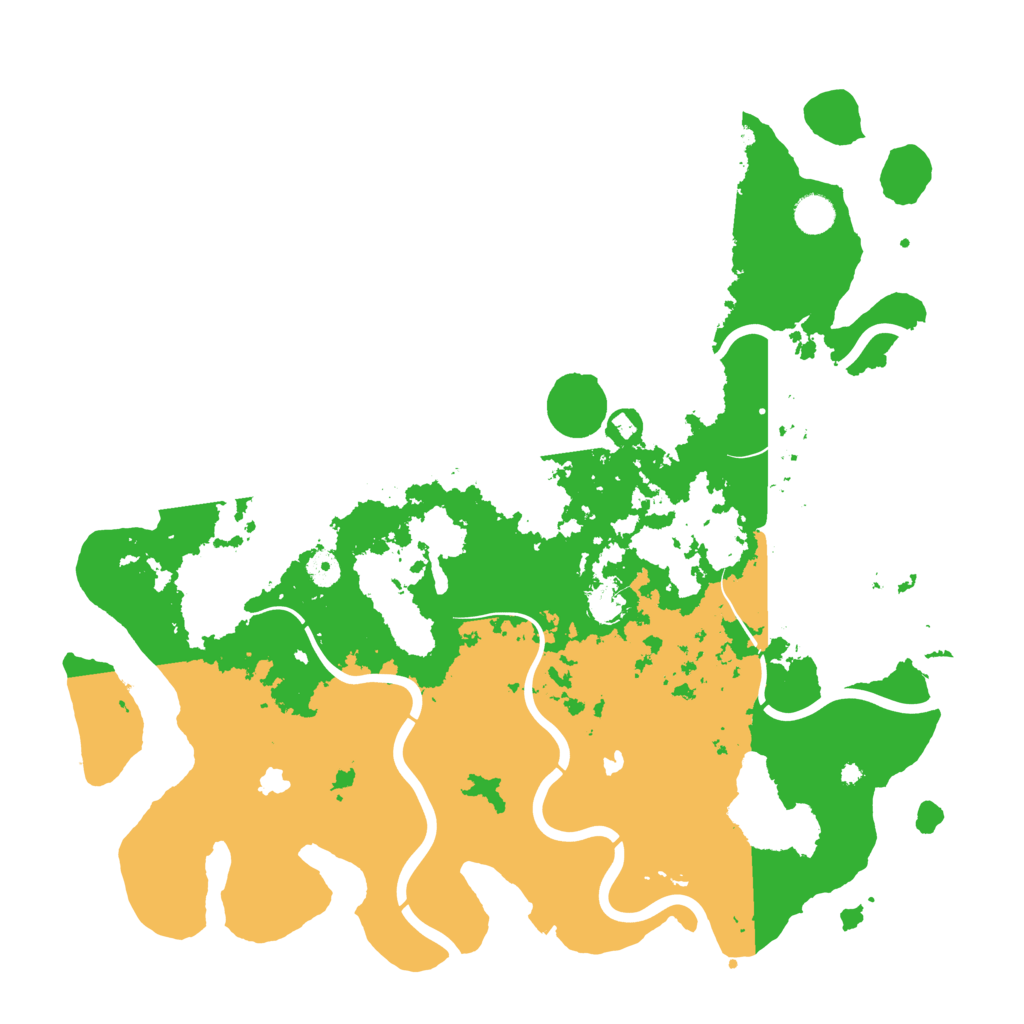 Biome Rust Map: Procedural Map, Size: 4500, Seed: 969579684