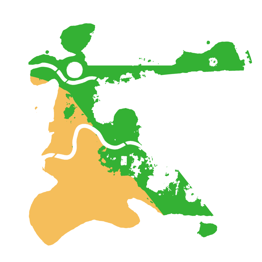 Biome Rust Map: Procedural Map, Size: 3000, Seed: 457985634