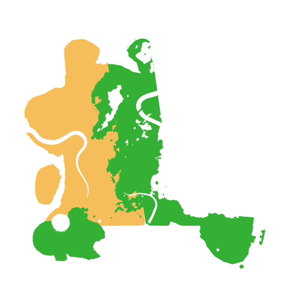 Biome Rust Map: Procedural Map, Size: 3000, Seed: 94272