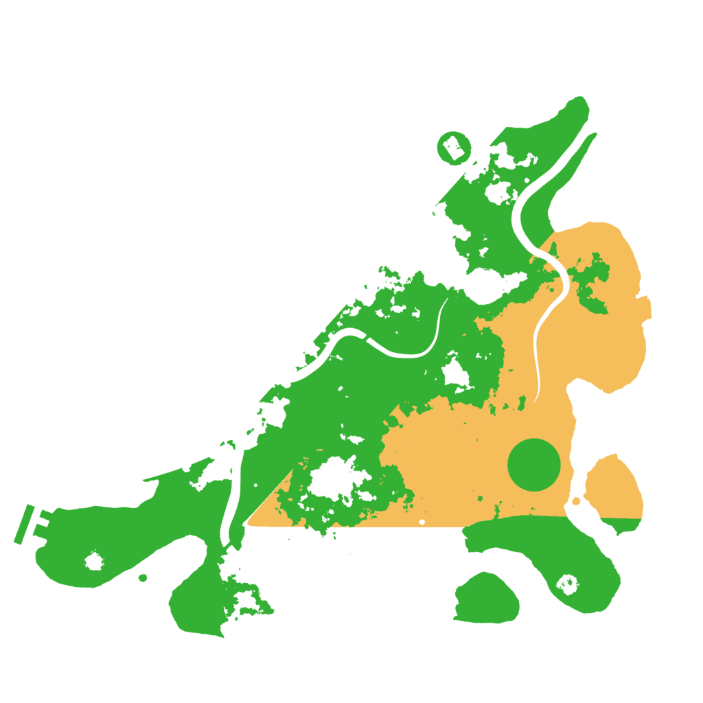 Biome Rust Map: Procedural Map, Size: 3500, Seed: 1790108391