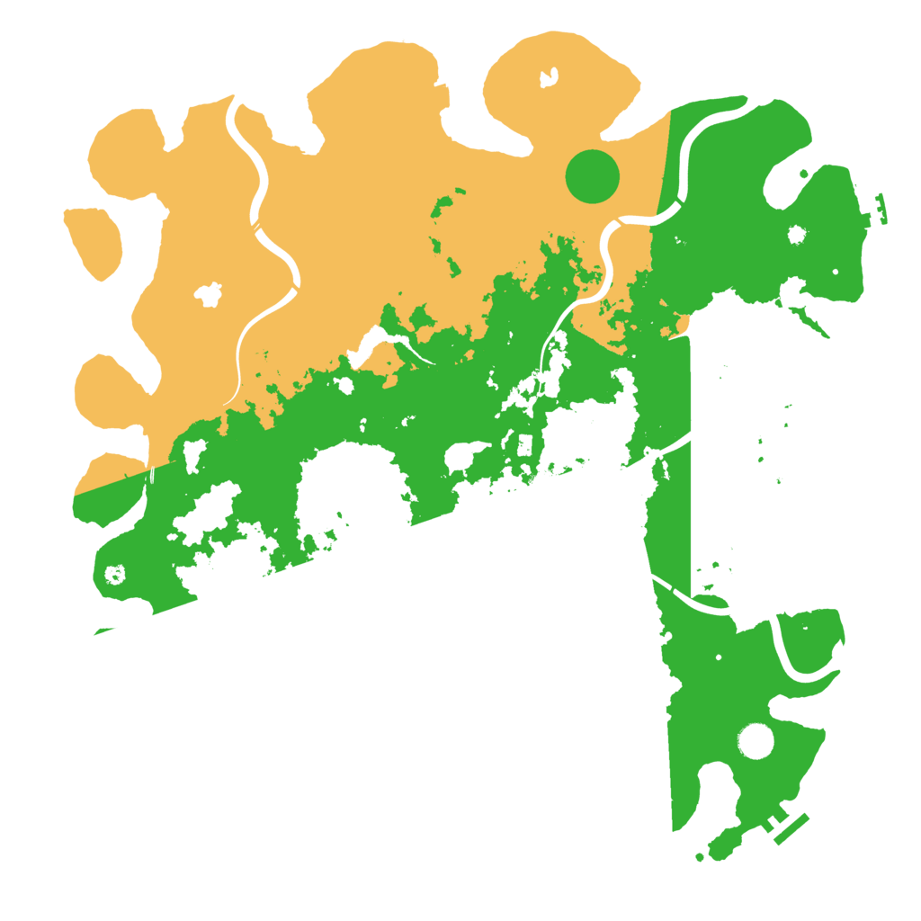 Biome Rust Map: Procedural Map, Size: 4500, Seed: 100444609