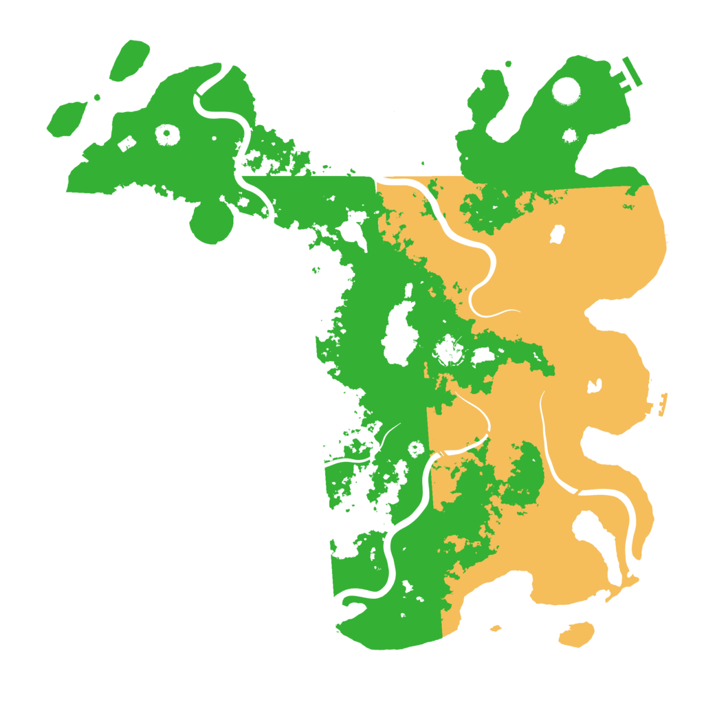 Biome Rust Map: Procedural Map, Size: 4500, Seed: 54873902