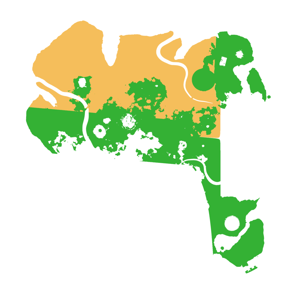 Biome Rust Map: Procedural Map, Size: 3500, Seed: 412823852