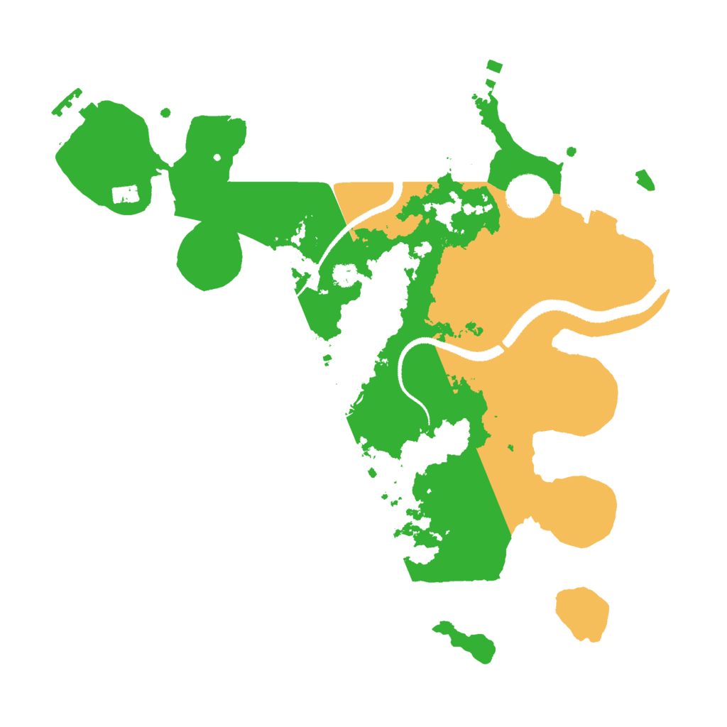 Biome Rust Map: Procedural Map, Size: 3000, Seed: 2946013