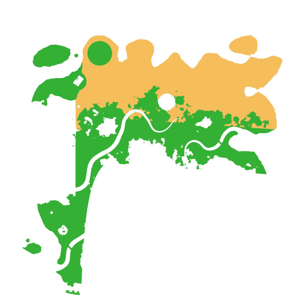 Biome Rust Map: Procedural Map, Size: 3250, Seed: 485281686