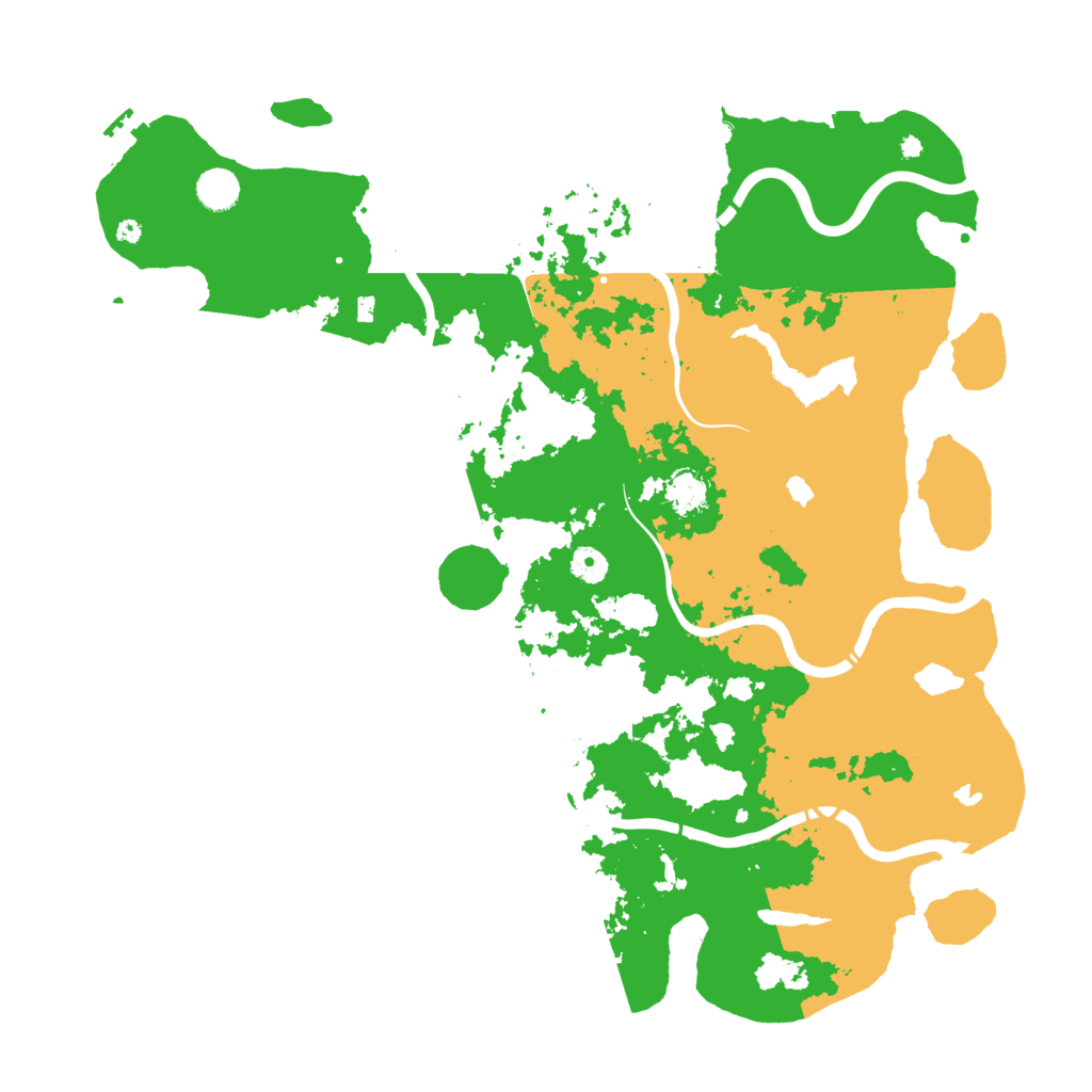 Biome Rust Map: Procedural Map, Size: 4500, Seed: 5486241